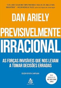 Capa do livro Previsivelmente irracional, de Dan Ariely