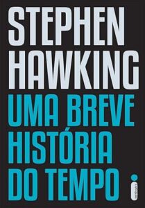 Capa do livro Uma breve história do tempo, de Stephen Hawking