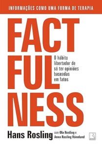 Capa do livro Factfulness, de Hans Rosling