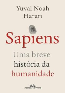 Capa do livro Sapiens, de Yuval Harari