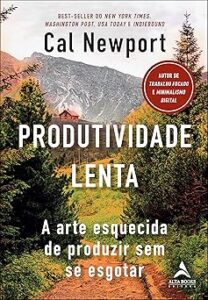 Capa do livro Produtividade lenta