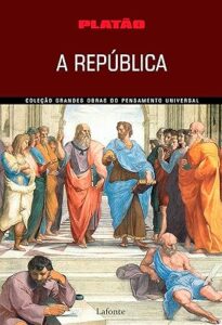 Capa do livro A república, de Platão