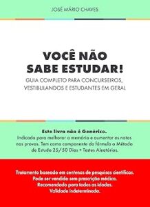 Capa do livro Você não sabe estudar!