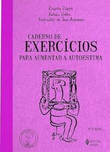 Capa do livro caderno de exercícios para aumentar a autoestima