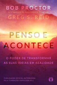 Capa do livro Penso e acontece