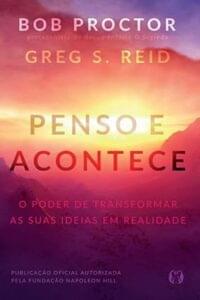 Capa do livro Penso e acontece